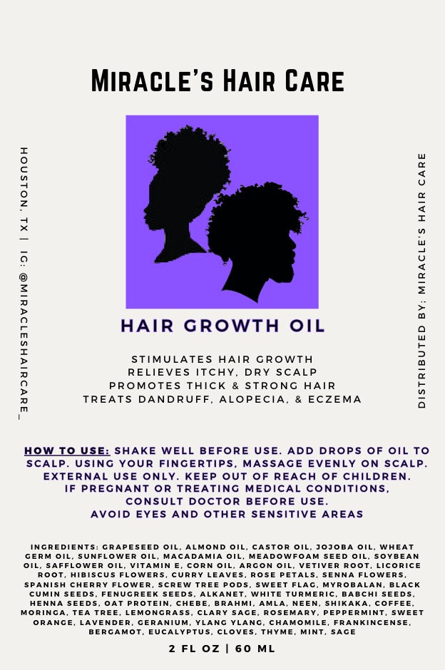 Hair Growth Oil 2 oz